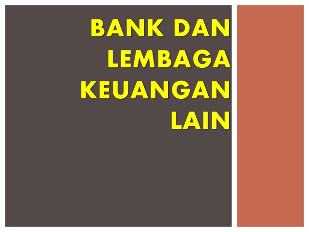 bank dan lembaga keuangan